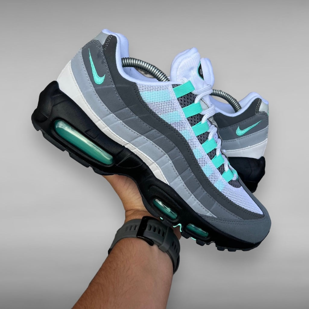 Fashion grey and blue nike air max 95