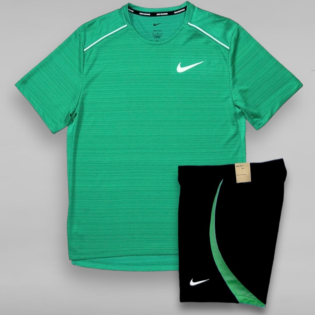 NIKE MILER SET - FOREST GREEN