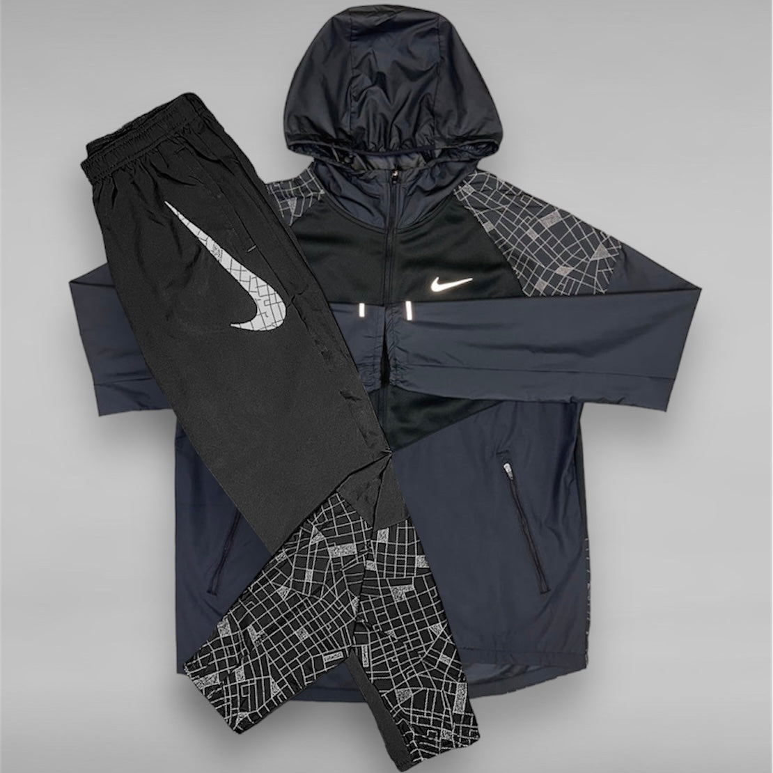 NIKE RUN DIVISION TRACKSUIT - BLACK