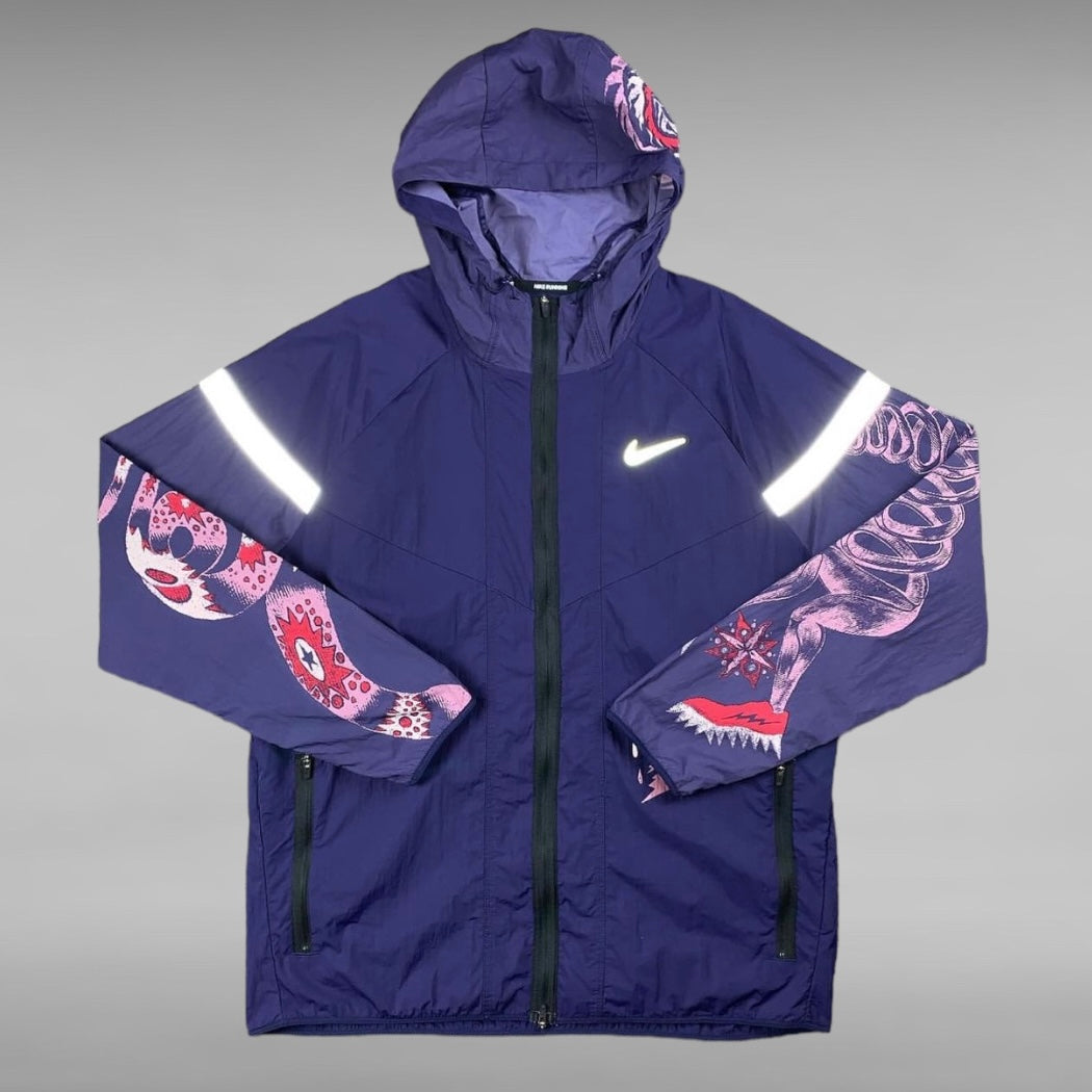 NIKE DRAGON WILD RUN JACKET - PURPLE