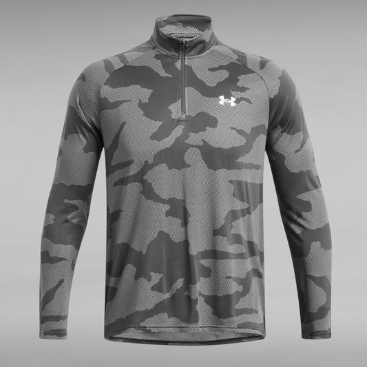 UNDER ARMOUR TECH CAMO HALF ZIP